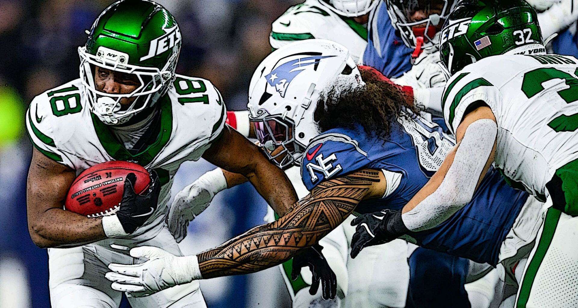 New York Jets weapon Isaiah Williams is busting through walls