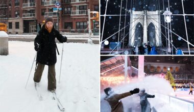 Big Apple gets 4 inches of snowfall, snarling plane travel