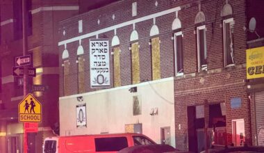 The FDNY responded to a two-story mixed-use building on 36th Street in Brooklyn before 2 a.m. Wednesday morning. (Spectrum News NY1/Usman Chohan)