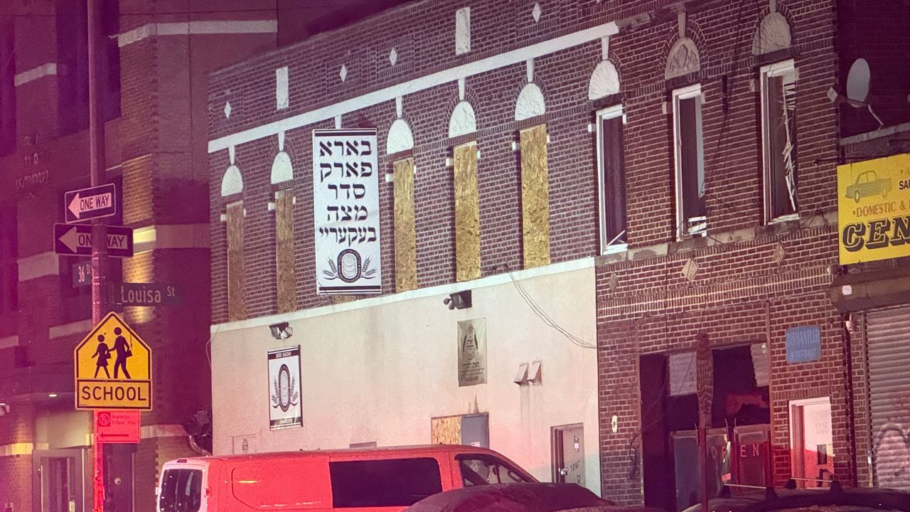 The FDNY responded to a two-story mixed-use building on 36th Street in Brooklyn before 2 a.m. Wednesday morning. (Spectrum News NY1/Usman Chohan)