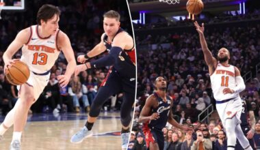 Knicks pull off comeback to steal Christmas game from Cavaliers