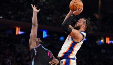 Jalen Brunson goes off, carries Knicks to wild win over Heat