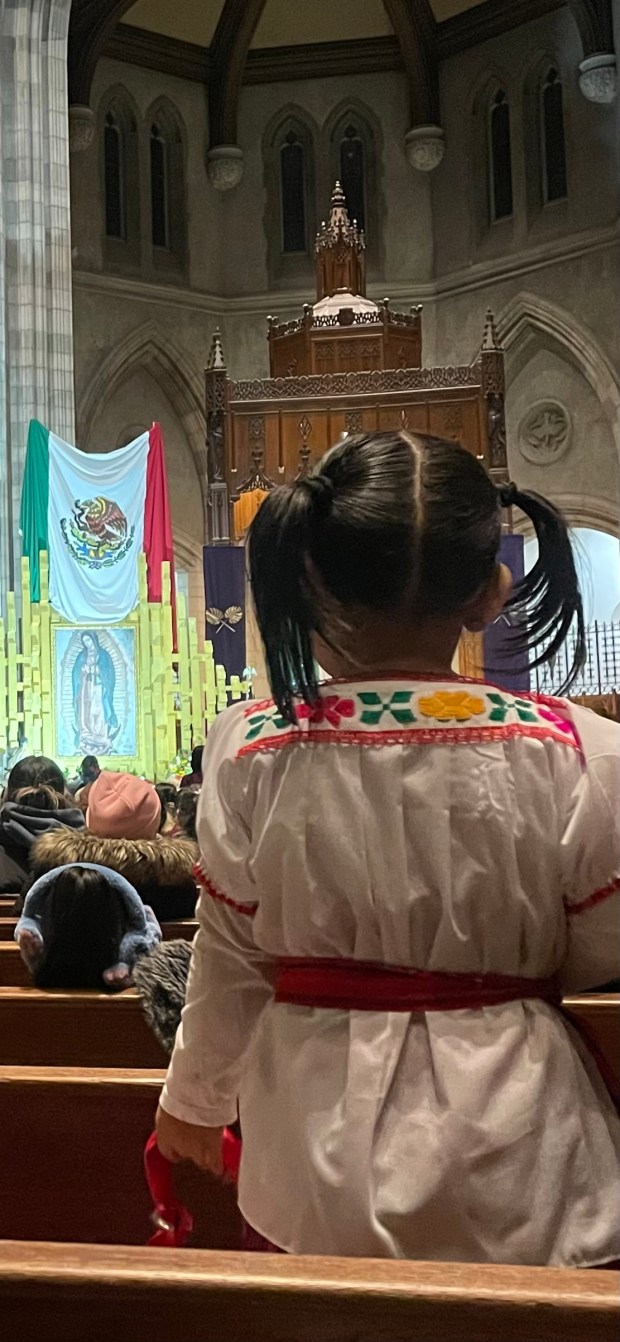 Dec. 12 Feast of the Virgin of Guadalupe among Mexican Catholics in the Bronx. (Eileen Markey)