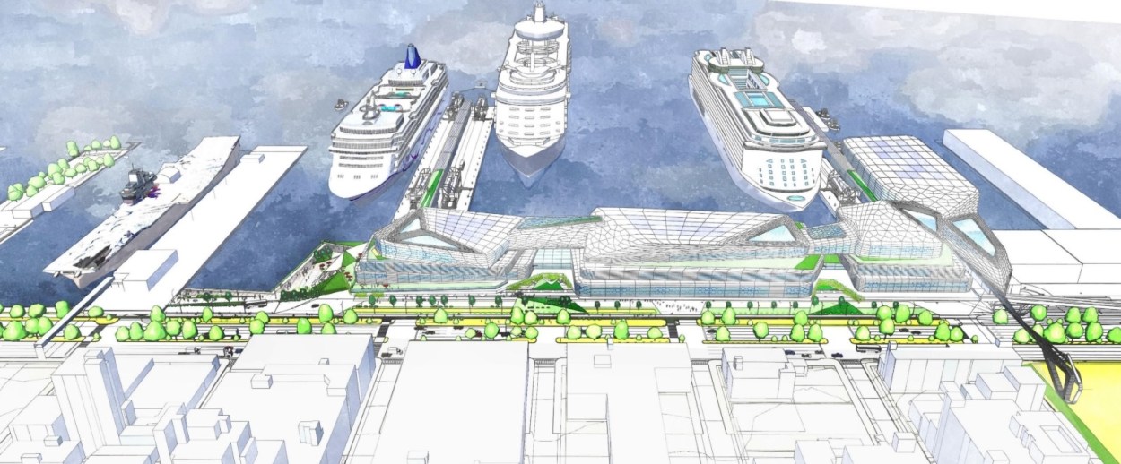 New Manhattan Cruise Terminal rendering