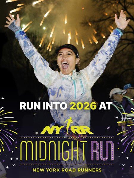 NYRR Midnight Run and Fireworks on New Year's Eve