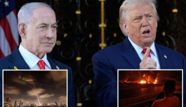 Trump backs Netanyahu after rumors of friction, talks tough on Iran: 'We'll knock the hell out of them'