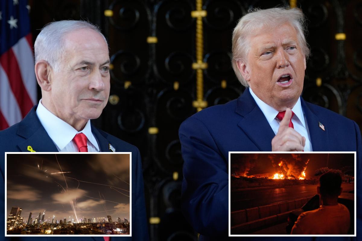 Trump backs Netanyahu after rumors of friction, talks tough on Iran: 'We'll knock the hell out of them'
