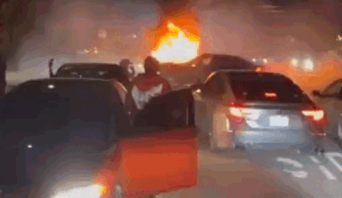 NYC arrest made in violent street takeover with brutal beating, car fire