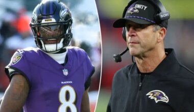 John Harbaugh pushes back on idea of Lamar Jackson schism