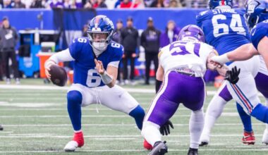 Giants shut down theories surrounding Jaxson Dart designed runs