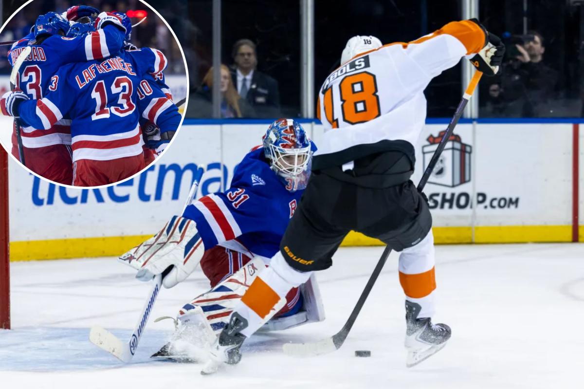 Rangers rally for thrilling shootout win over Flyers