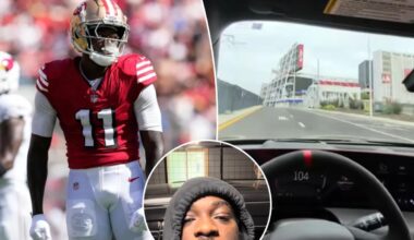 Brandon Aiyuk speeds by 49ers' stadium at over 100 mph in new video
