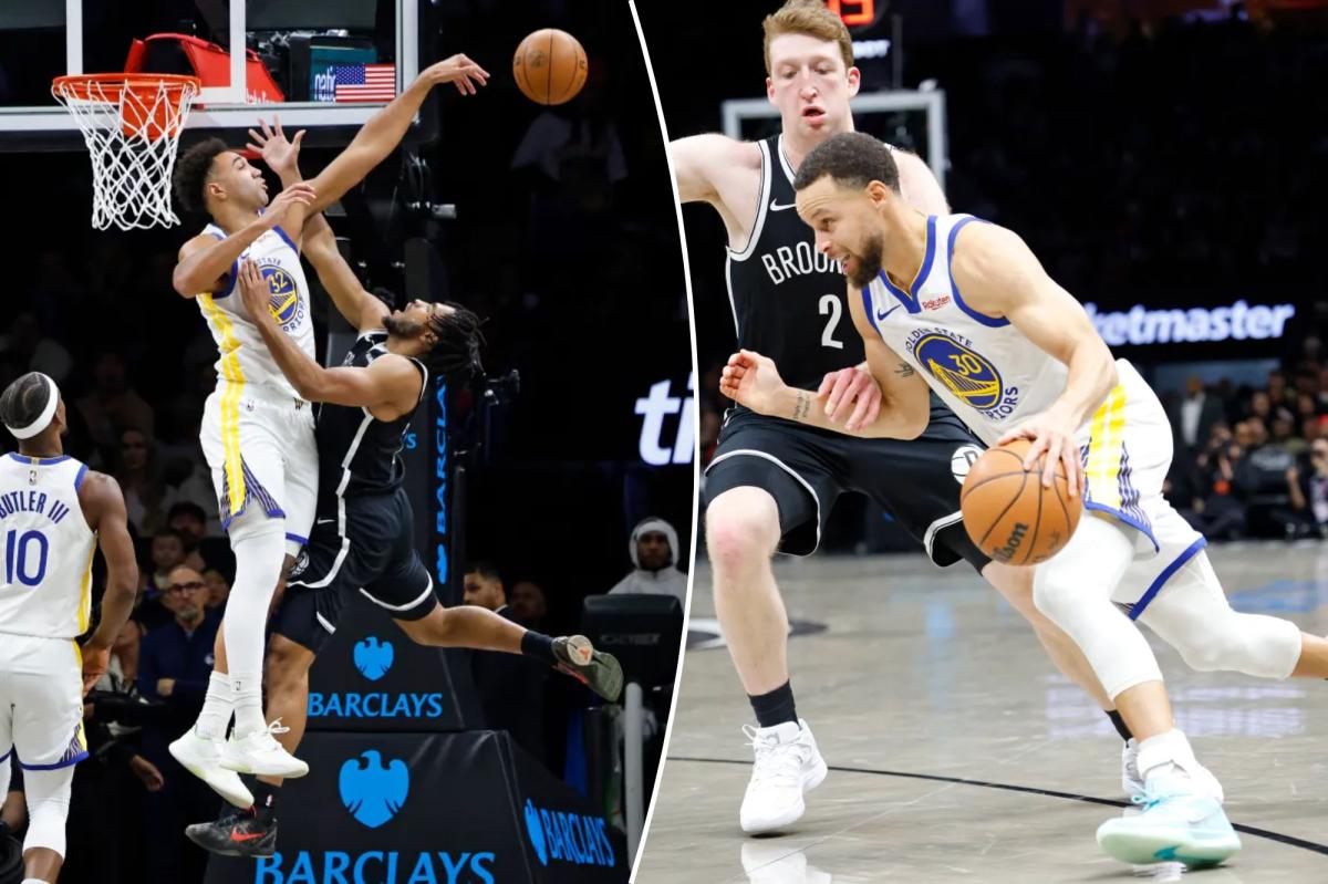Nets' improved defense no match for Steph Curry, Warriors as win streak ends at three