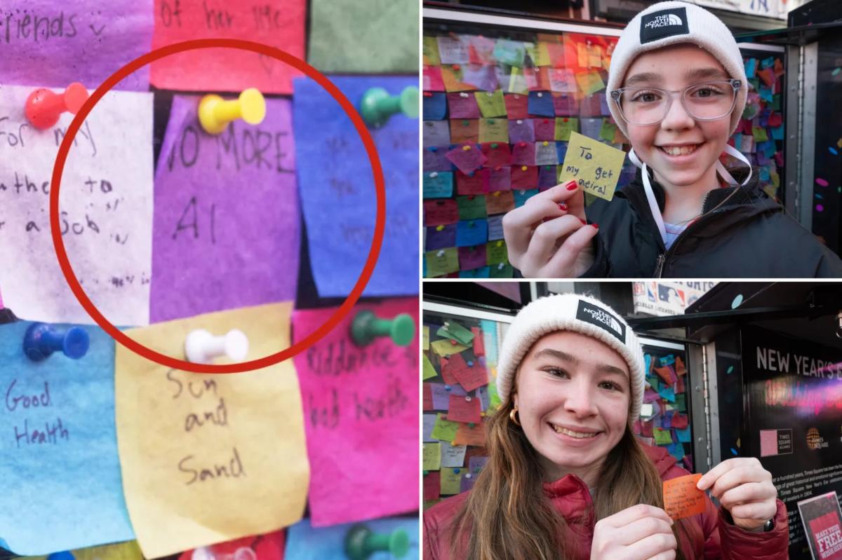 Exclusive | People share hopes, dreams on display at NYC's New Year's Eve 'Wishing Wall'
