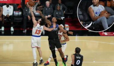 Tyler Kolek delivers a Knicks statement with Miles McBride out