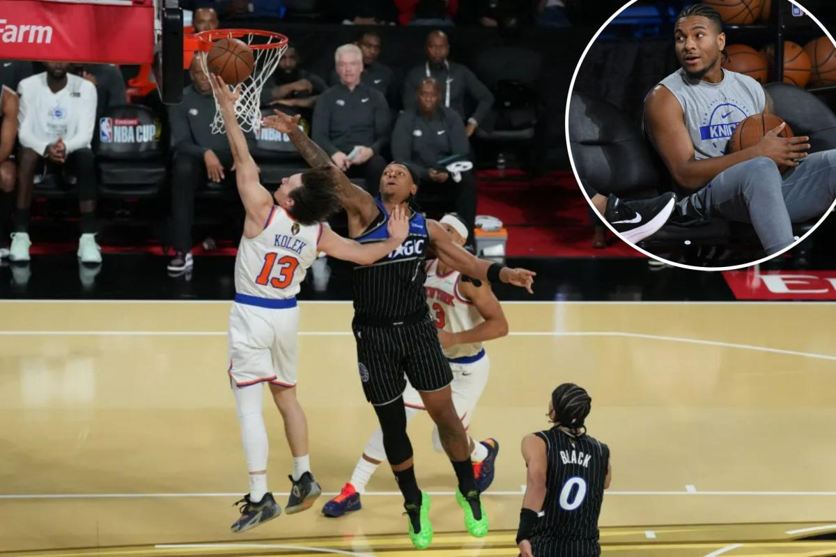 Tyler Kolek delivers a Knicks statement with Miles McBride out