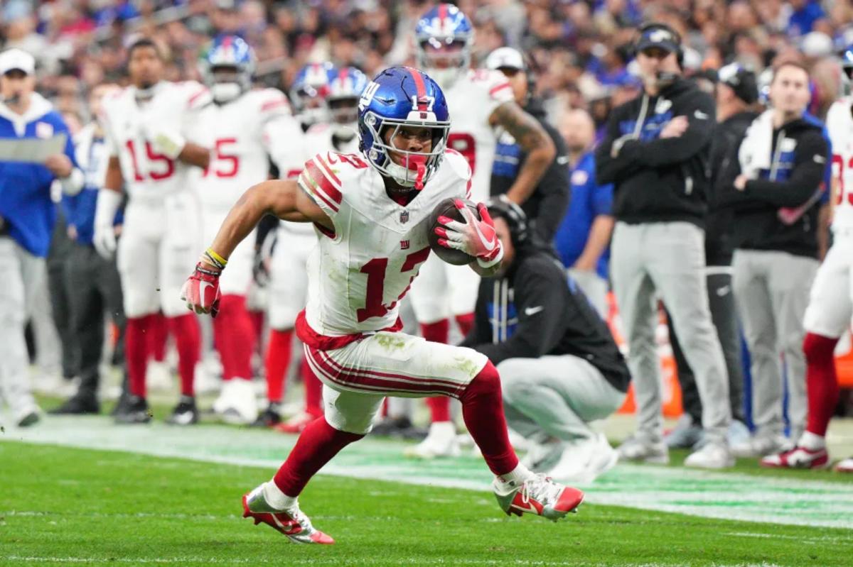 Giants' Wan'Dale Robinson nabs 1,000-yard receiving mark for first time