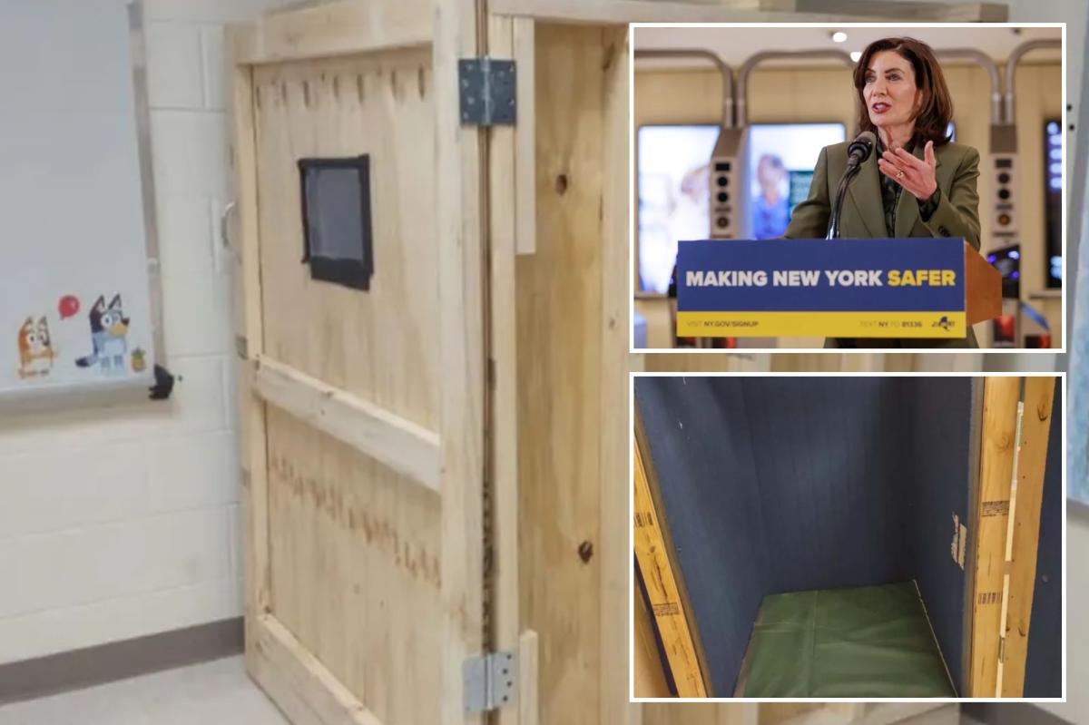 Twisted 'time-out' box in NY classroom for 'special needs students' spurs outrage: 'This is sick'