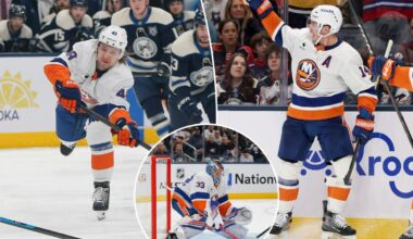Islanders collapse late in ugly loss to Blue Jackets after star's ejection