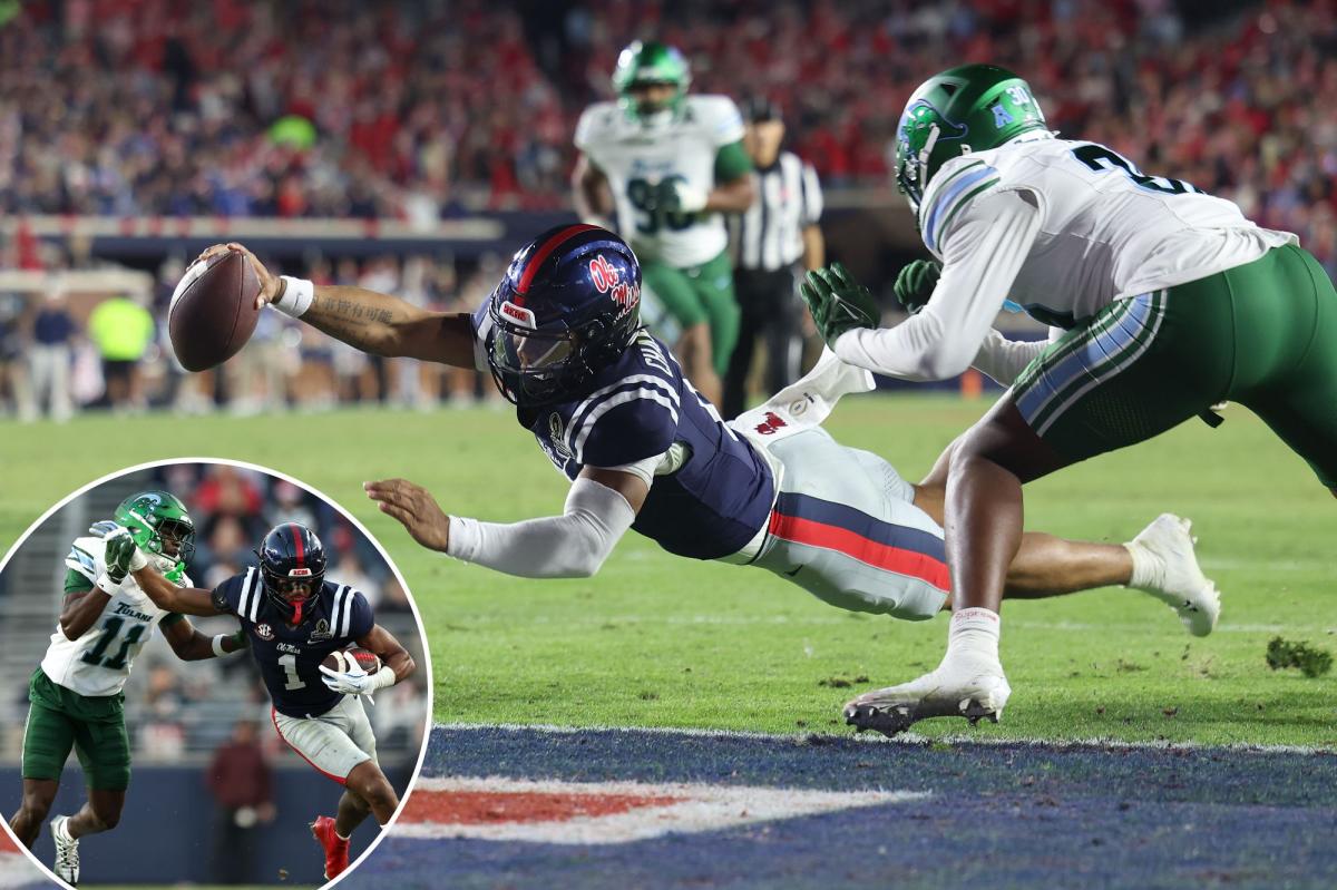 Ole Miss cruises past Tulane to set up College Football Playoff showdown with Georgia