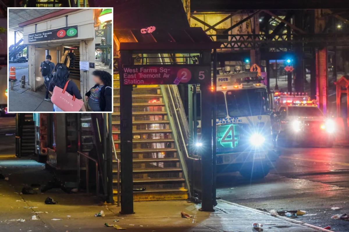 Two men slashed by machete-wielding attacker at NYC subway station