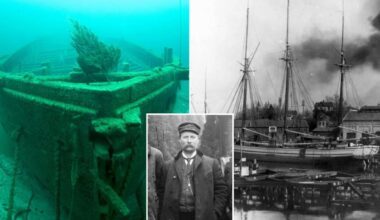 Mysterious 'Christmas tree shipwreck' still haunts the holiday