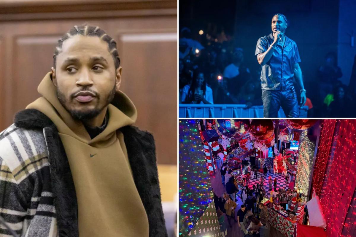 Singer Trey Songz tells cops he's the victim as he's arrested for trashing NYC hookah lounge: video