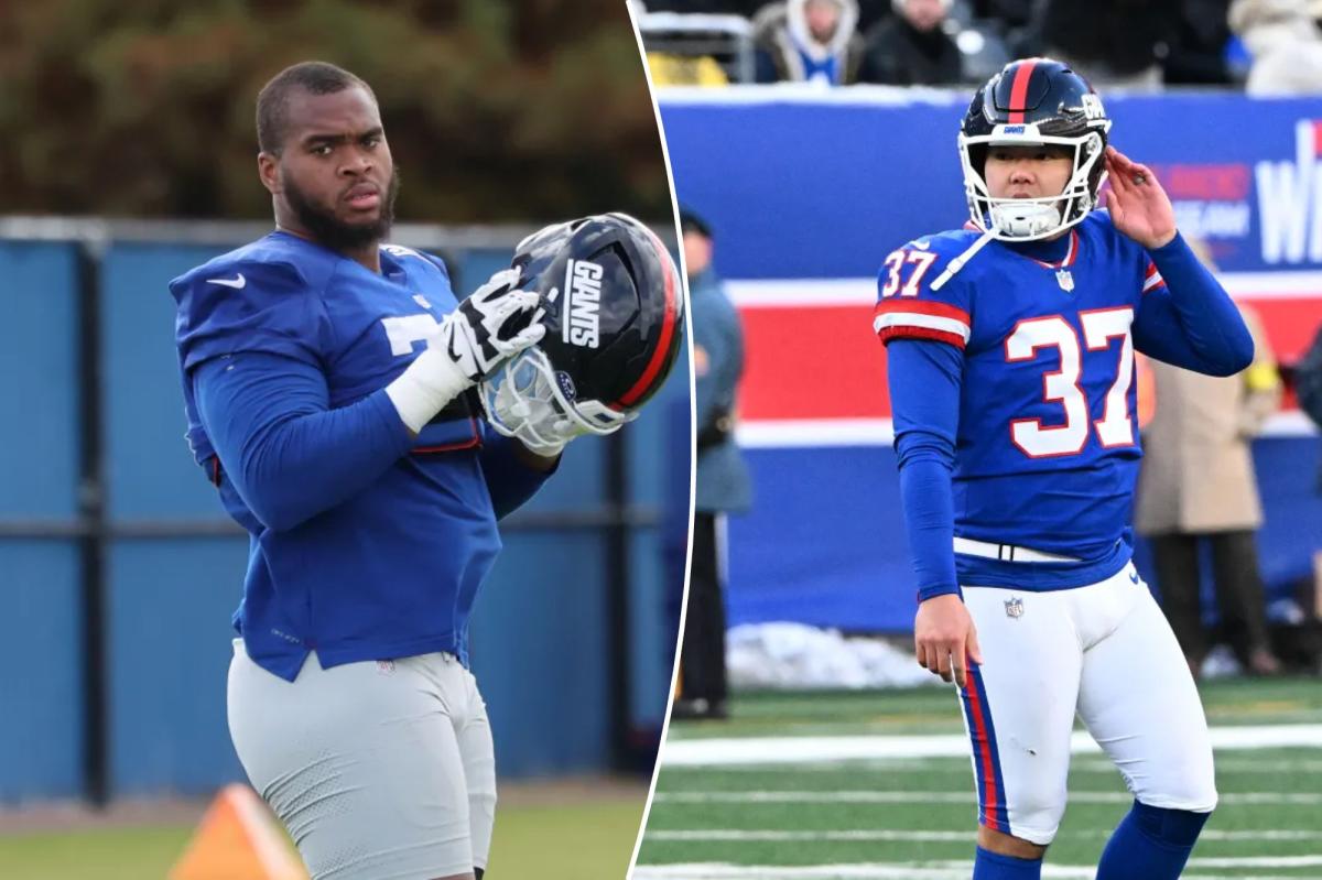 Giants' Evan Neal coming off IR, Younghoe Koo waived