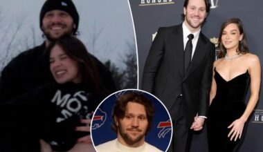 Josh Allen overwhelmed by support after Hailee Steinfeld's pregnancy reveal