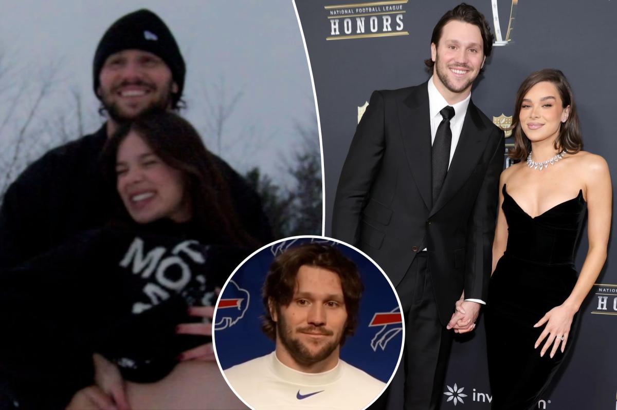 Josh Allen overwhelmed by support after Hailee Steinfeld's pregnancy reveal