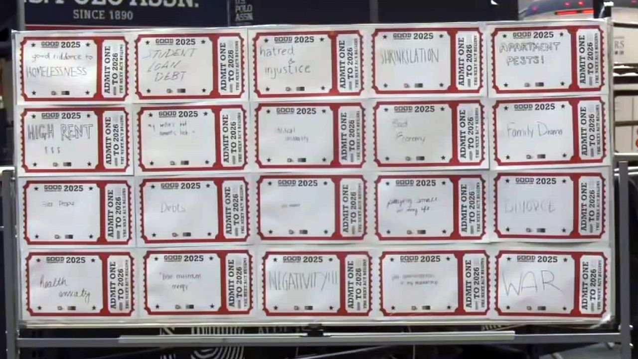 A photo of some memories from "Good Riddance Day."