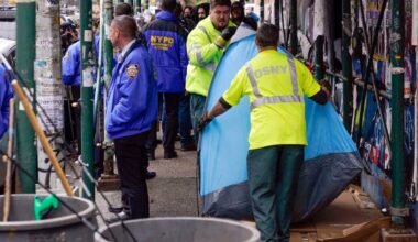 Hochul pushes back on Mamdani’s plan to end sweeps of city homeless encampments, siding with Mayor Adams