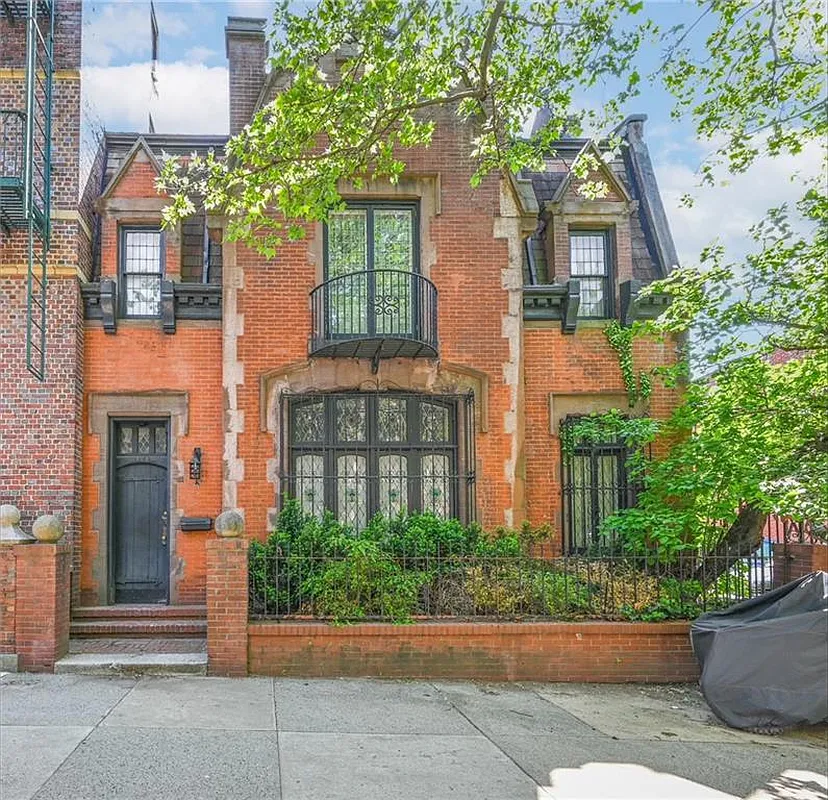 park slope - exterior of brick carriage house
