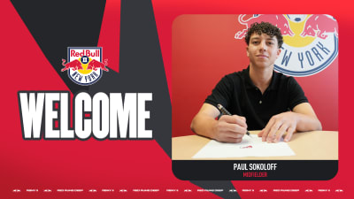 Red Bull New York II Sign RBNY Academy Product Paul Sokoloff to an MLS NEXT Pro Contract