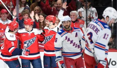 Rangers lose third straight as Capitals take it to them
