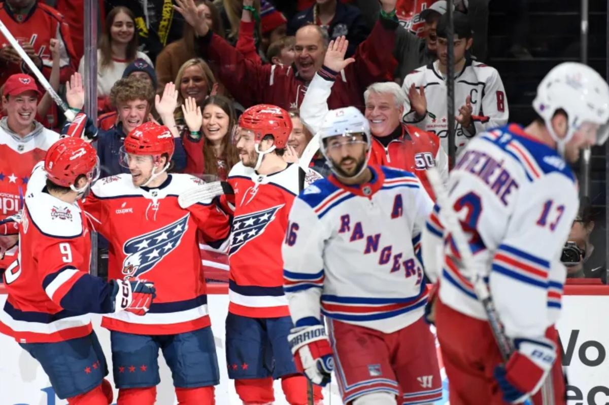 Rangers lose third straight as Capitals take it to them