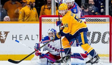 Rangers' offense dries up in tight loss to Predators