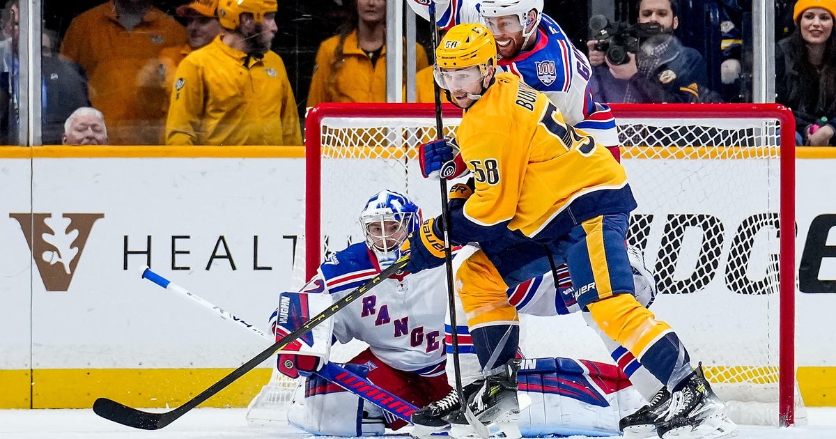 Rangers' offense dries up in tight loss to Predators