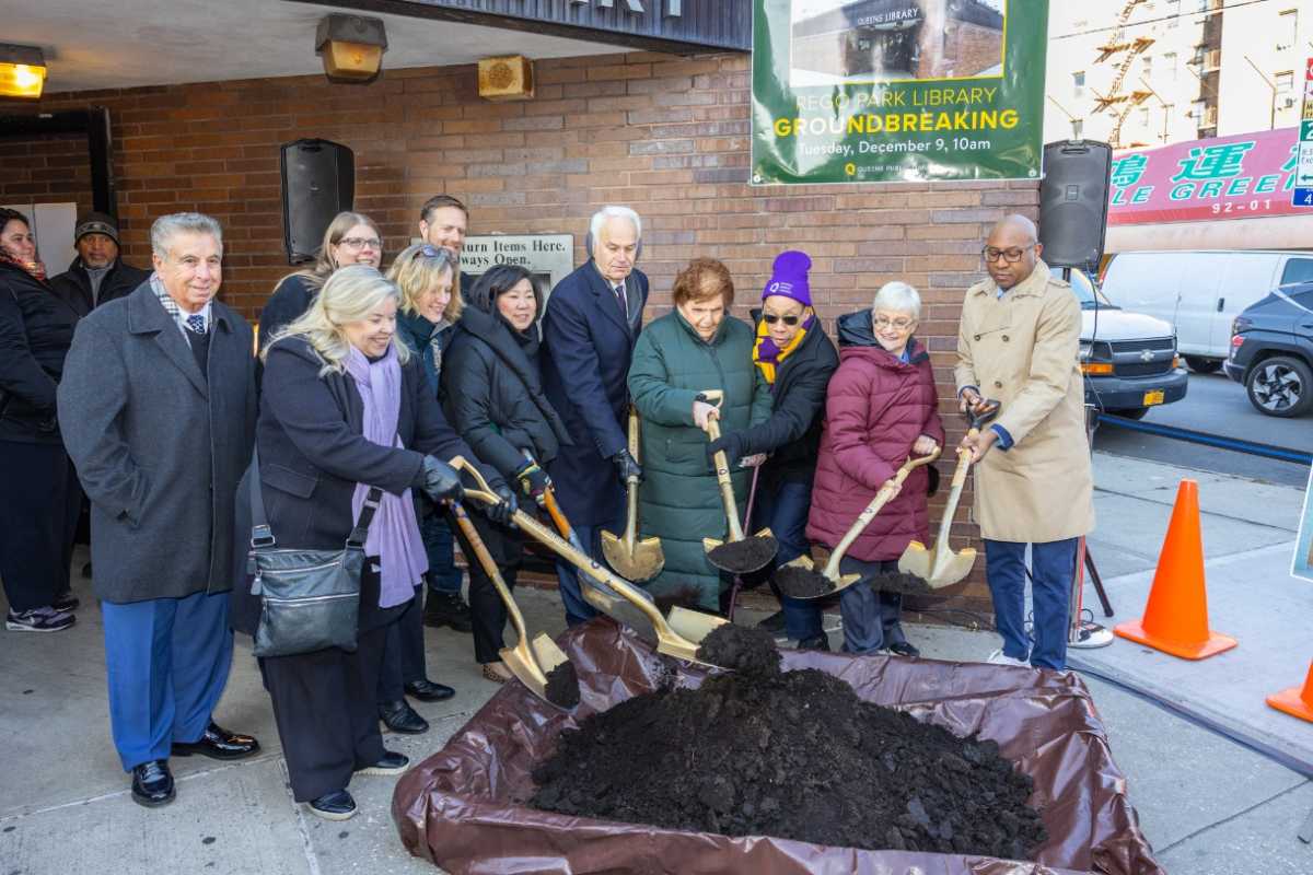 Queens Public Library breaks ground on new $39 million Rego Park branch – QNS