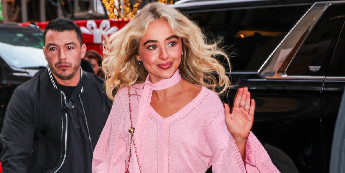 Sabrina Carpenter’s Bubblegum Pink Micro Miniskirt Turns Heads in New York City