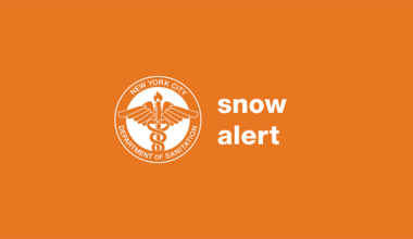 New York City Department of Sanitation Snow Alert