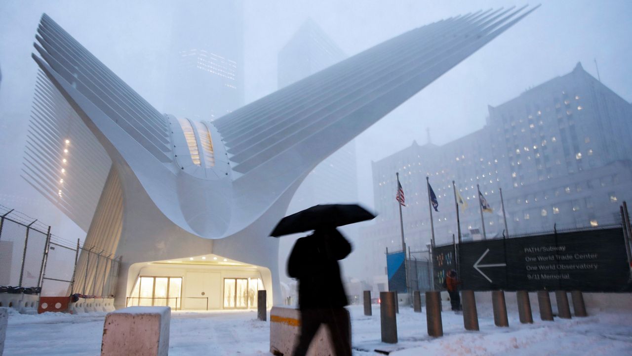 A small amount of snow is expected to hit New York City this weekend. (AP File Photo)