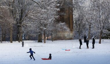 New York City saw its first significant snowfall of the season Sunday, Dec. 14, 2025. (Spectrum News/Christina Santucci)