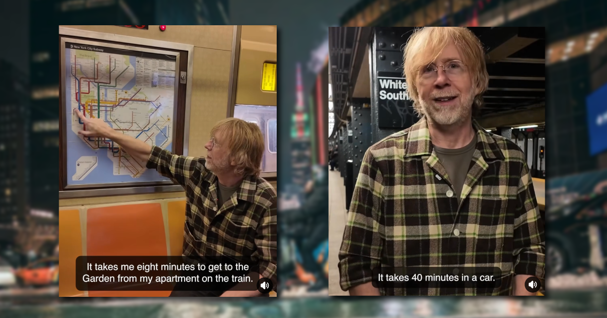 Trey Anastasio Is The Voice Of The New York City Subway During Phish's MSG Run [Watch]