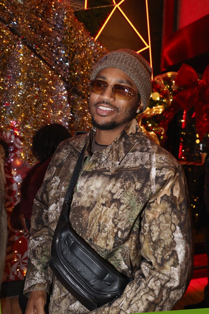 Trey Songz seen in NYC on Dec. 3, 2025. 
