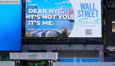 'Wall Street South' campaign heads to NYC