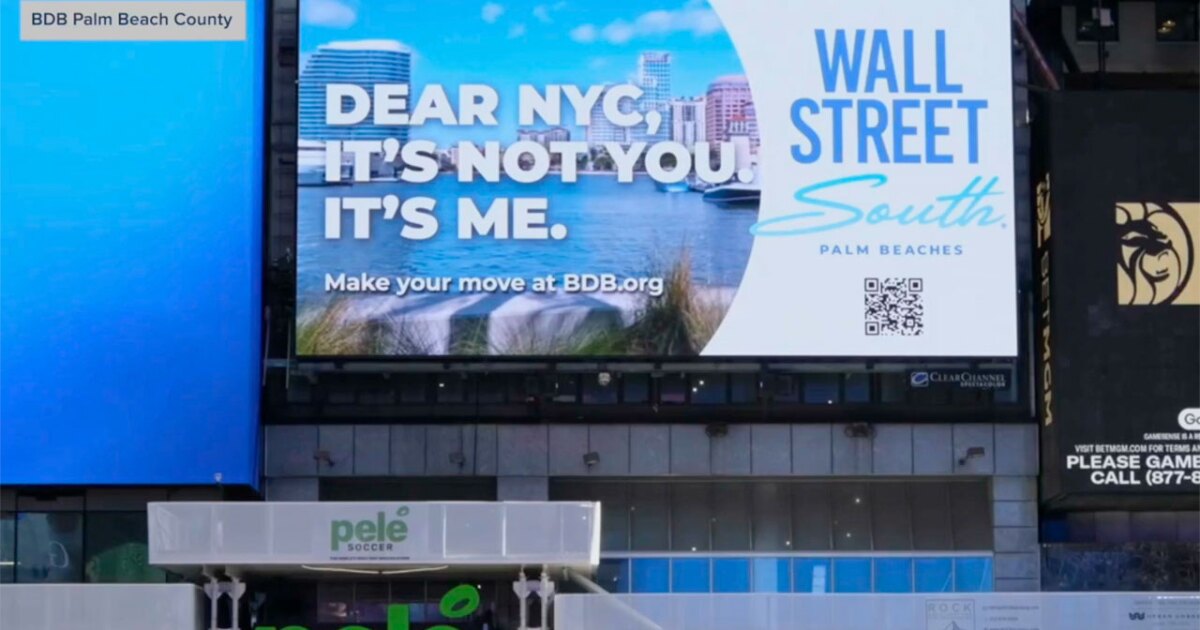 'Wall Street South' campaign heads to NYC