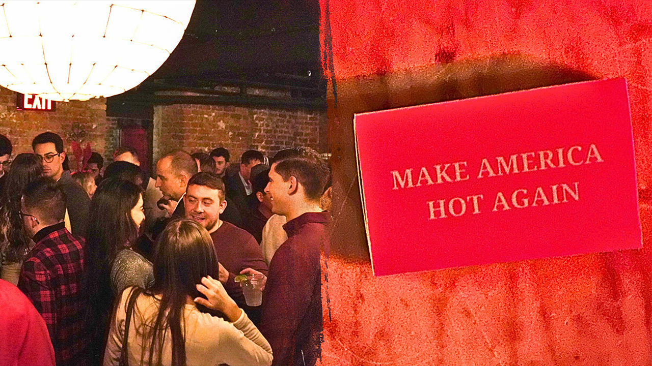 Conservative themed Christmas party brings together like-minded NYC residents