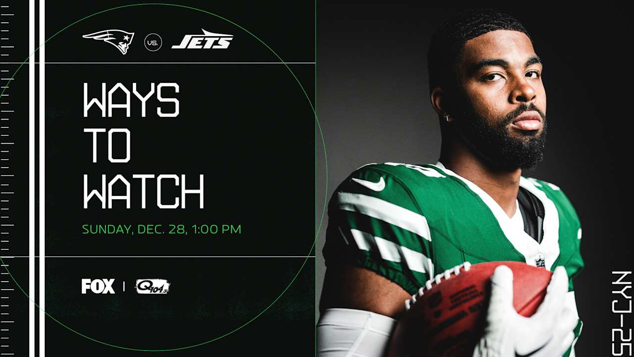 New York Jets vs. New England Patriots Ways to Watch, Listen and Follow