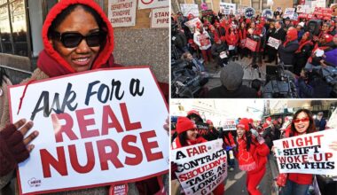 No end in sight to massive NYC nurses strike as dispute turns bitter -leaving patients stuck in middle